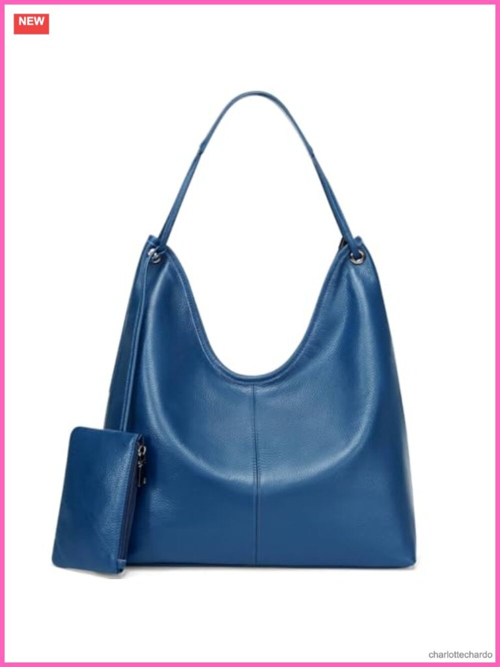 Genuine Leather Hobo Bag Women Large Slouchy Shoulder Handbag Work Shopping